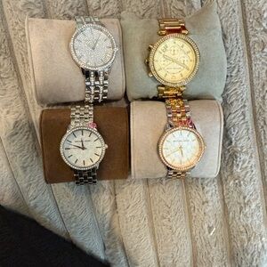 Michael Kors Silver and Gold Women's Watches